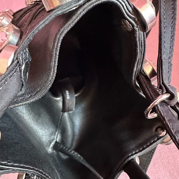 Alexander Wang Black Crystal Roxy Mini Bucket Bag - Picture 10 of 11